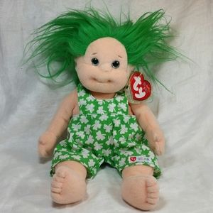TY Beanie Kids SHENANIGAN 10” Doll Green Shamrock